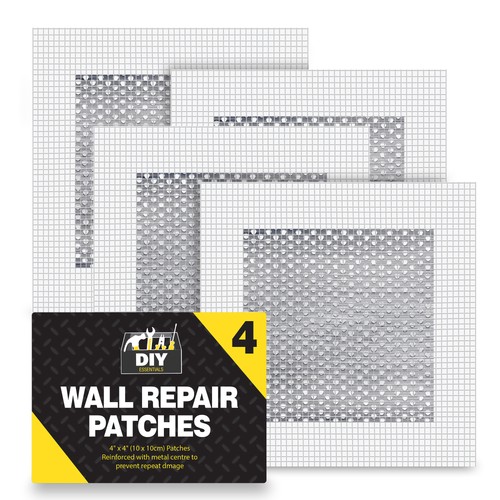4pk self adhesive wall repair - adhesive,