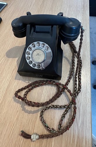 Vintage bakelite phone - vintage,