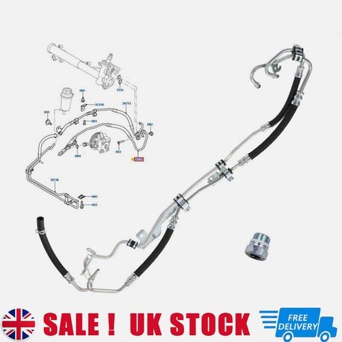 Power steering pipes hose - steering,