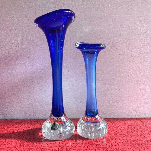 Vintage aseda blue glass - 2,