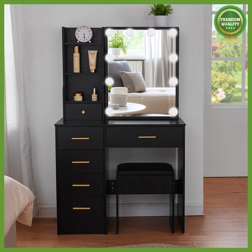 Black dressing table led - 10,