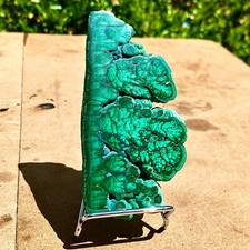 271G Natural high-end peacock stone slices polished specimens spiritual healing