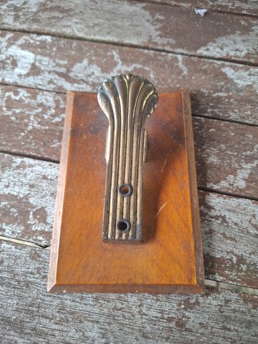 Vintage clam brass - clam, paper