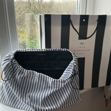 Anya Hindmarch Labelled Technology Case in black - New RRP £295 Current Stock