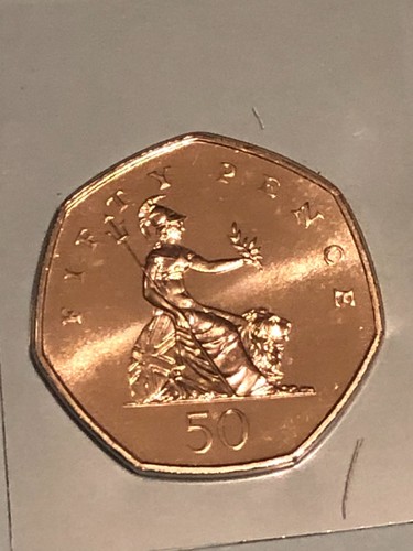 1991 50p britannia old - 1991,