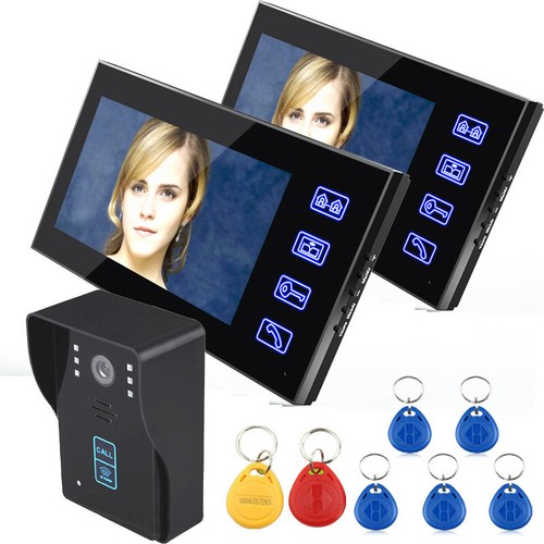 Wired rfid video door - 7",