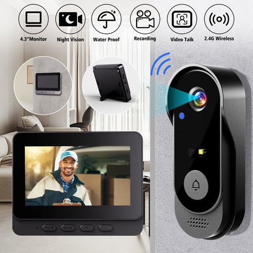 Wireless video door - door, bell