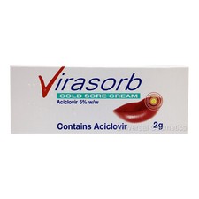 Virasorb Cold Sore Cream Tube