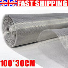 Stainless Steel Mesh Sheets Woven Fine Metal Wire Roll Filter Screen Insect Net+