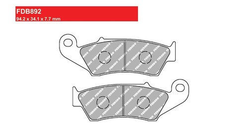Front brake pads honda crf - crf, 230