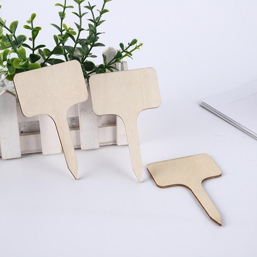 50pcs wood gardens tags - wood,