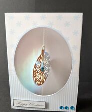 Handcrafted Christmas spinner Card