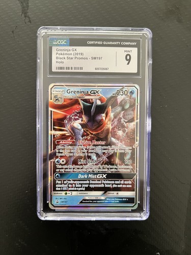 Pokémon tcg greninja cgc 9 - greninja, gx