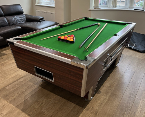 7ft 4ft mahogany with - mahogany, green