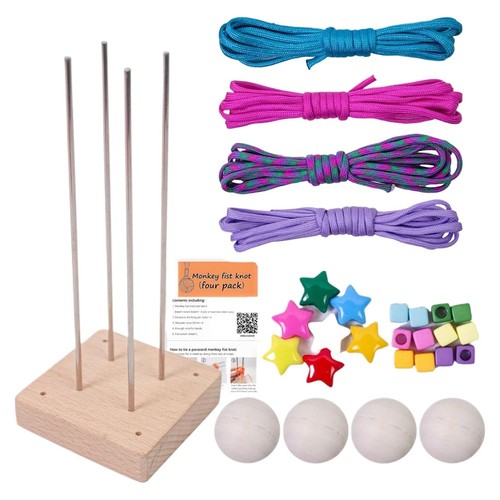 Parachute cord monkey fist kit - cord,