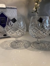 Edinburgh Crystal 2 x Brandy