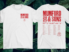 2 Sides Mumford & Sons North American Tour Shirt Unisex White S-5XL EM1273