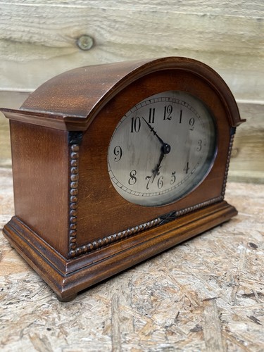 Antique mantle clock sapele - clock,