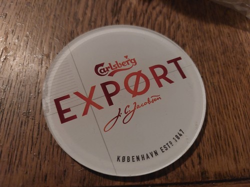 Carlsberg export round flat - carlsberg,