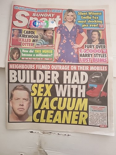 Sunday sport newspaper - sunday,