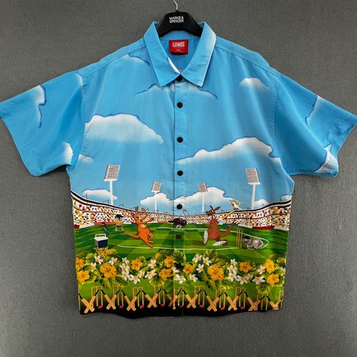 Cricket print shirt - print, men’s