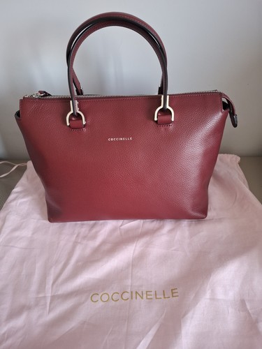 Coccinelle burgundy leather - burgundy,