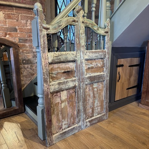 Pair vintage wooden gates - pair,