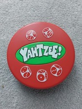 YAHTZEE - TRAVEL VERSION  - DICE GAME - HASBRO 2004 + MB Games CROSSWORD Game
