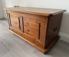 Wooden Ottoman Blanket Box