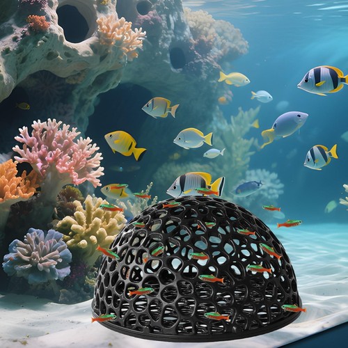 Shrimp breeding cave aquarium - shrimp,