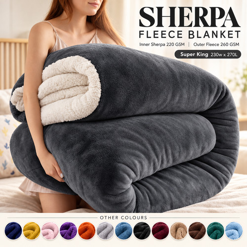 Sherpa throw soft plush cozy - sherpa,