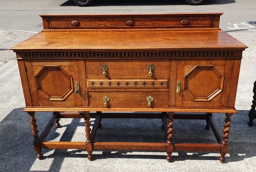Antique oak barley - oak,