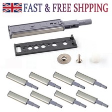 Push to Open Damper Buffer Latch Door Cabinet Drawer Hinges Cupboard Catch Kit