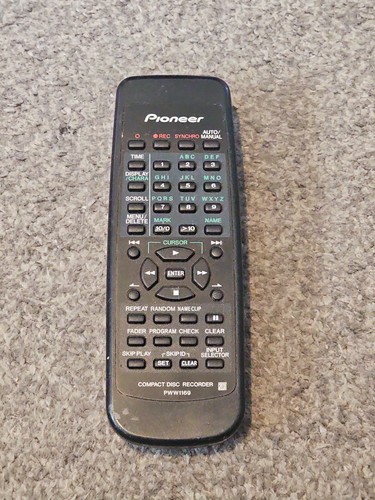 Pioneer pww1169 remote control - pww1169,