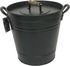 14L Ash Bucket With Lid