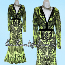 Stephanie Pratt  SEQUINS MAXI FLOOR LENGTH EVENING OCCASION DRESS SIZE 14 NEW