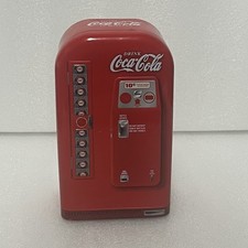 COCA-COLA Beverage Coke Bottle Vending Machine Vintage 1997 Collectible Tin Box