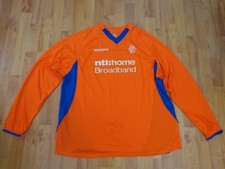 CLASSIC GLASGOW RANGERS 2002-2003 MENS XXL LONGSLEEVE AWAY DIADORA SHIRT