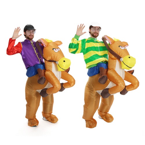 Jockey riding inflatable - riding,