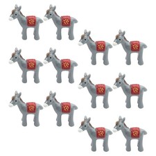 12 Pcs Donkey Ornament Garden