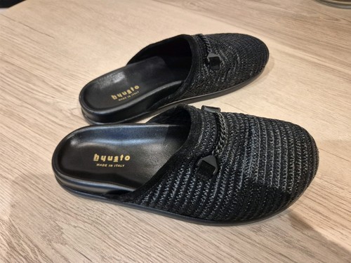 Hyusto mules black - mens,