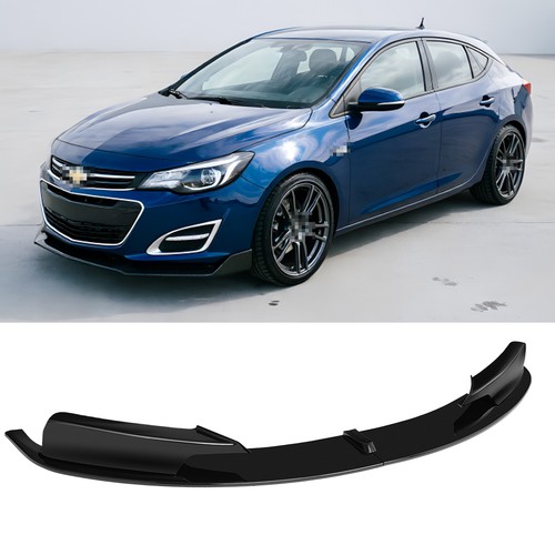 Gloss black front bumper lip - gloss,