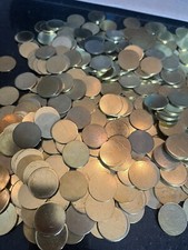 50 - 25mm X 1.7mm Round Blank Disc Raw Brass Stamping Tag Craft Jewelry Crafts