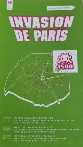 Invader carte invasion - invader, n°28