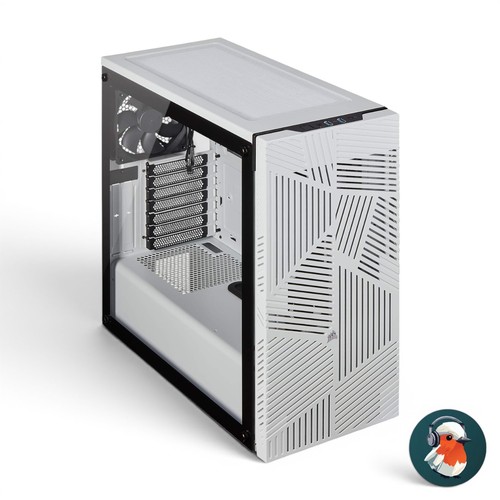 Corsair 275r airflow - white, atx