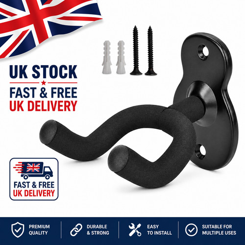Guitar wall mount hanger - wall, hook