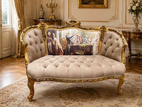 Sofa french louis xvi - sofa,