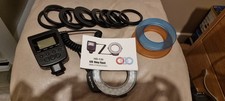 HD-130 Camera Flash Light Macro LED Ring Light with Colour Adapters