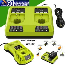 18V P117 Fast Charger For Ryobi One Plus P108 RB18L50 Battery P107 P105 UK Plug