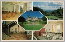 Torquay Devon Postcard Brunel Manor Multiview Postmark Posted 1985